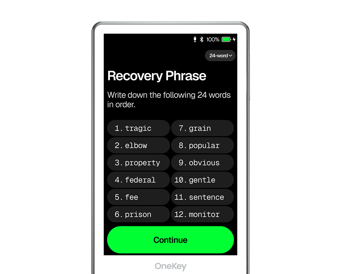Recovery Passphrase