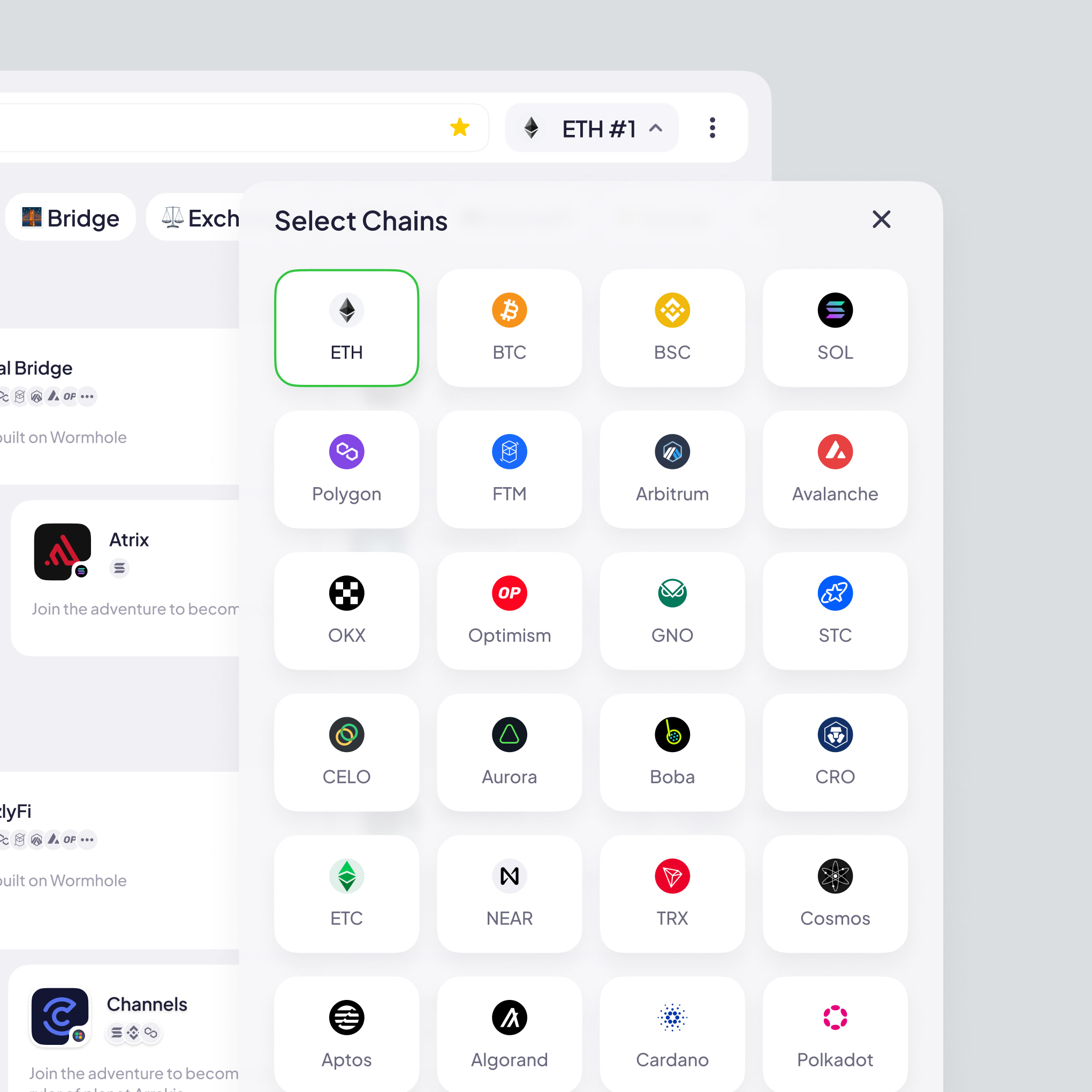 Multi-Chain support.